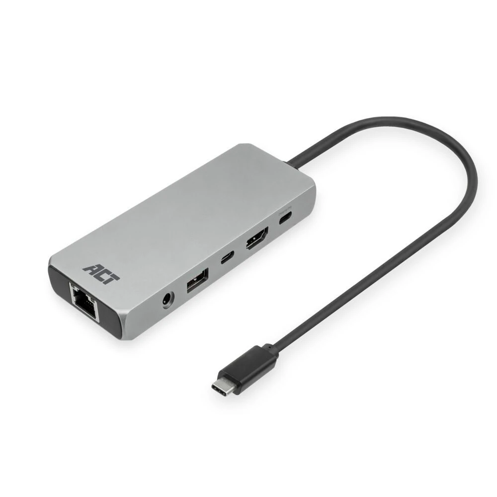 ACT AC7095 | Docking Station | USB-C | Zilver - Afbeelding 2