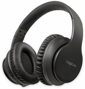 LogiLink BT0053 hoofdtelefoon/headset Draadloos Hoofdband Muziek Bluetooth Zwart