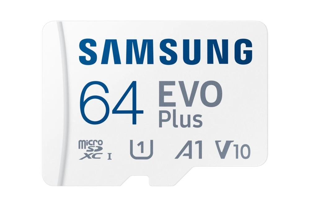 Samsung EVO Plus | MicroSDXC | 64GB | Class 10 | UHS-I U1 | Inclusief adapter