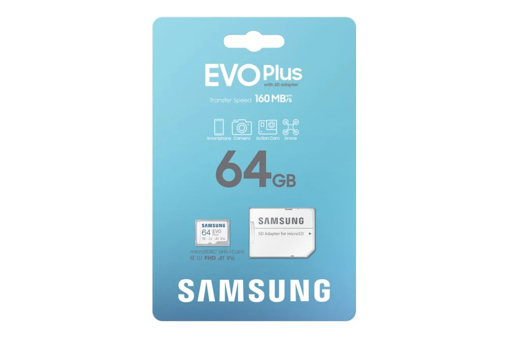 Samsung EVO Plus | MicroSDXC | 64GB | Class 10 | UHS-I U1 | Inclusief adapter - Afbeelding 8