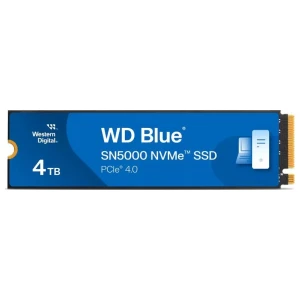 Western Digital Blue SN5000 | 4TB NVMe SSD | M.2 Gen4 | 5.500MB/s Lezen | 5.000MB/s Schrijven