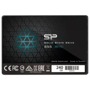 Silicon Power Slim S55 | 240GB SATA SSD | 2.5" | 370 MB/s Lezen | 300 MB/s Schrijven