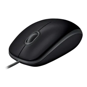 Logitech B110 Silent | Bekabelde Muis | Links- en Rechtshandig | USB-A | 1000 DPI | Zwart