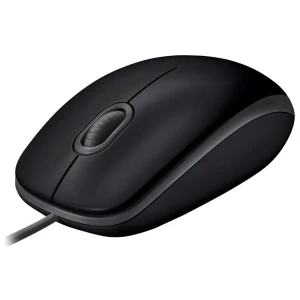 Logitech B110 Silent | Bekabelde Muis | Links- en Rechtshandig | USB-A | 1000 DPI | Zwart