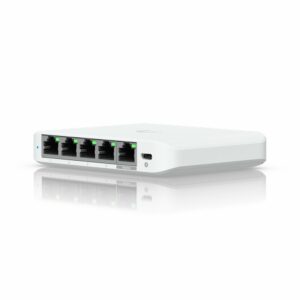 Ubiquiti UniFi Flex Mini 2.5G Managed 2.5G Ethernet (100/1000/2500) Power over Ethernet (PoE) Desktop Wit