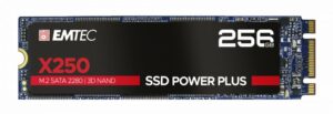 Emtec X250 | M.2 SSD (SATA III) | 256GB | 3D NAND