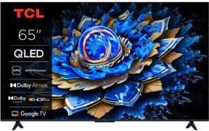 TCL 65T69C | 65" 4K Ultra HD QLED Smart TV | 60Hz | Google TV + Wifi | Dolby Vision | HDMI 2.1 | OPEN BOX