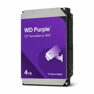 Western Digital Purple | 4TB Surveillance HDD | 3.5" | SATA III | 5400 RPM | 256MB Cache | OPEN BOX
