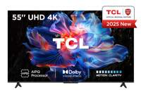 TCL 55V6C | 55" 4K Ultra HD DLED Smart TV | Google TV | Dolby Vision | 60Hz (2025) | OPEN BOX