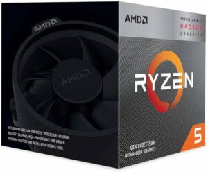 AMD Ryzen 5 3400G | 4 Core | 3,7 (4,2GHz Turbo) | AM4 | Processor | CPU