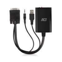 ACT AC7545 VGA naar HDMI Converter | Audio | USB-voeding | 1080p