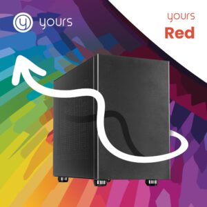 YOURS RED | Intel Core i5-12500 | 16 GB RAM | 1 TB SSD | HDMI | Windows 11 Pro