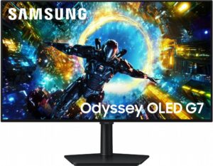Samsung Odyssey OLED G7 G73SH | 32" 4K OLED Gaming Monitor | Dual Mode 4K 165Hz / Full HD 330Hz | 0,03ms