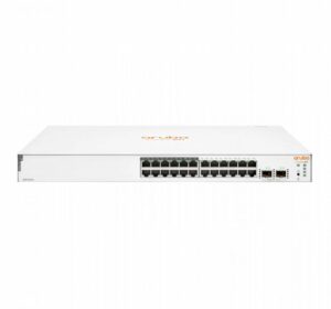 HPE Aruba Instant On 1830-24G | 24× Gigabit Ethernet | 12× PoE+ | 2× SFP | 195 W | Smart Managed Switch | Refurbished