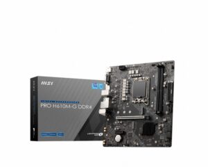MSI PRO H610M-G DDR4 | Intel H610 | LGA 1700 | 2x DDR4 | Micro-ATX Moederbord