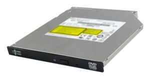 Hitachi-LG GUD1N | Interne Slimline DVD±RW-brander | SATA | 8x | Dual Layer | M-DISC | 9,5 mm | Zwart